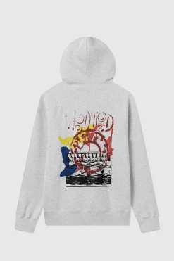 Wood Wood Fred Eye Graphic Hættetrøje, , XL- Sweatshirts & Trøjer