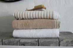 OMHU Frotté Stripe Håndklæde, , 70x140 cm- Badeværelse|Håndklæder & Vaskeklude