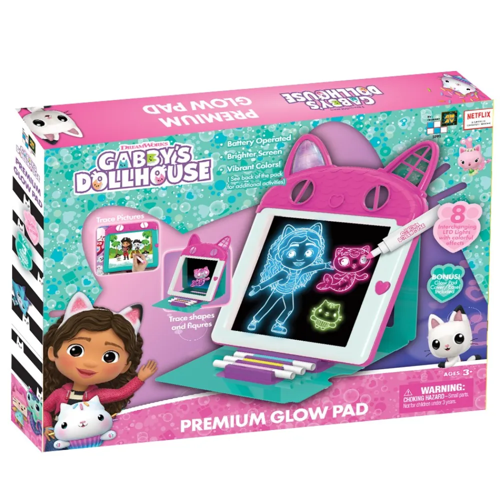 New Gabby's Dollhouse Premium Glow Tegnetavle Børn Kreativ Leg