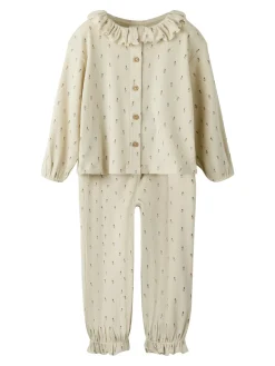 Lil' Atelier Gago Rua Natsæt, , 116 cm-Børn Undertøj & Nattøj