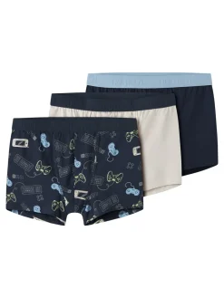 Name It Gamer 3-pak Boxershorts, , 146-152 cm-Børn Undertøj & Nattøj