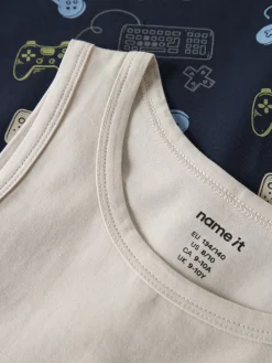Name It Gamer 2-pak Undertrøje, , 146-152 cm-Børn Undertøj & Nattøj
