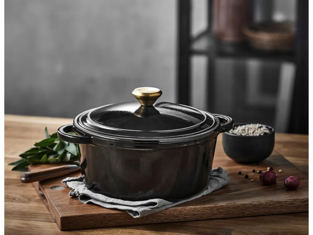 Pillivuyt Gourmet Garonne Støbejernsgryde, 3,8 L- Gryder & Pander