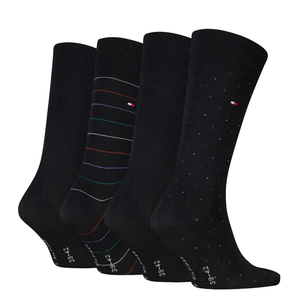 Tommy Hilfiger Gaveæske 4-pak Strømper, , 43-46- Strømper
