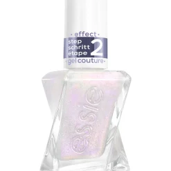 Essie Gel Couture Metallic Glaze Top Coat,- Negle