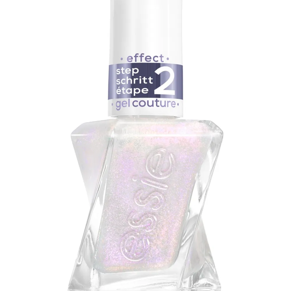 Essie Gel Couture Metallic Glaze Top Coat,- Negle