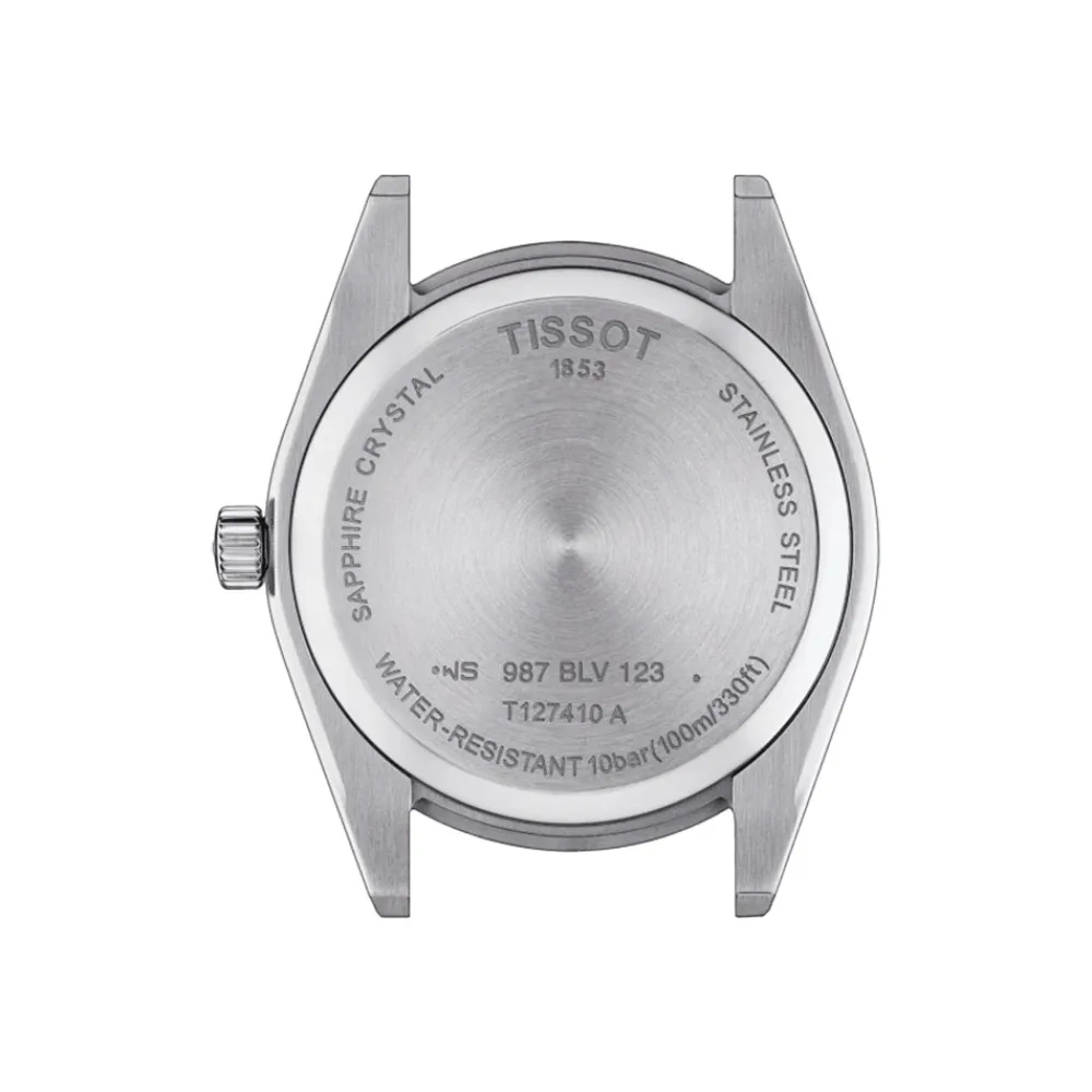 Tissot Gentleman T127.410.11.041.00 Herreur, Sølv, Blå Urskive, 40 mm- Ure