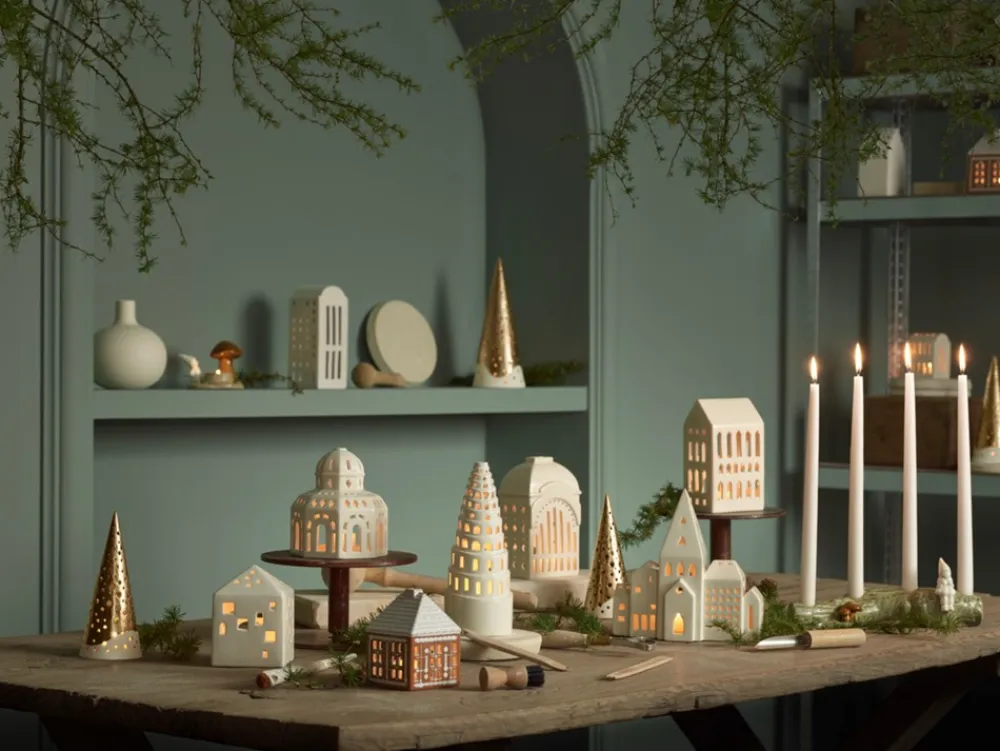 Gingerbread Lyshus, Lille Pynt & Interiør