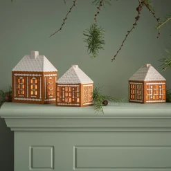 Gingerbread Lyshus, Lille Pynt & Interiør