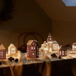 Gingerbread Lyshus, Lille Pynt & Interiør
