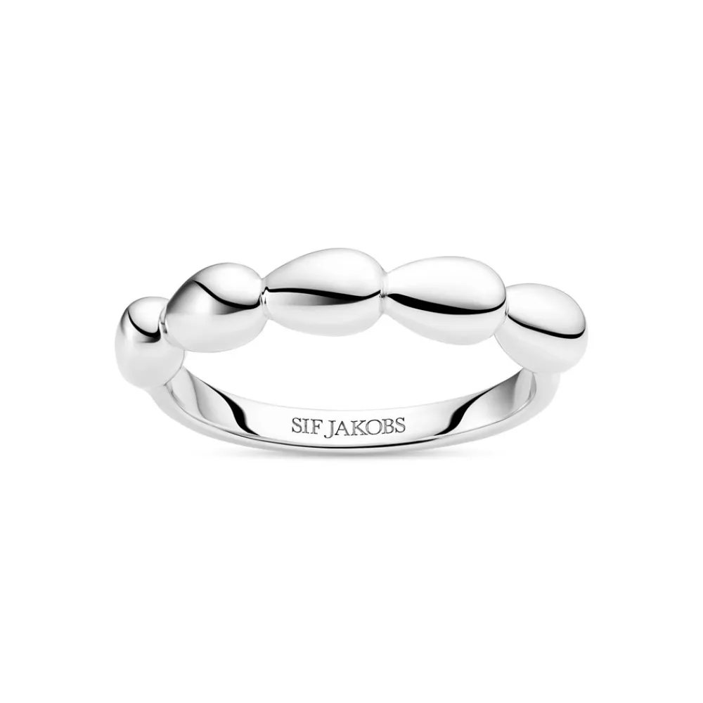 Sif Jakobs Jewellery Goccia Piccolo Pianura Ring, , 56-Dame Ringe