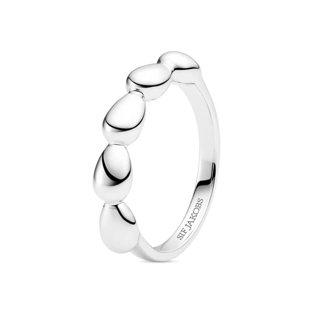 Sif Jakobs Jewellery Goccia Piccolo Pianura Ring, , 56-Dame Ringe