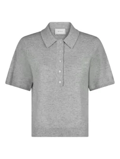 Clearance Gracie Knit Polo T-shirt, , 36 Dame T-Shirts & Toppe