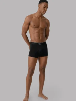 Calvin Klein Graphic Monogram Cotton Stretch 3-pak Trunks, , XL- Undertøj