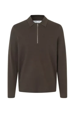 Samsøe Samsøe Guna Half Zip Striktrøje, , S- Strik