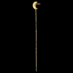 Jane Kønig Half Moon Chain Ørering,-Dame Øreringe