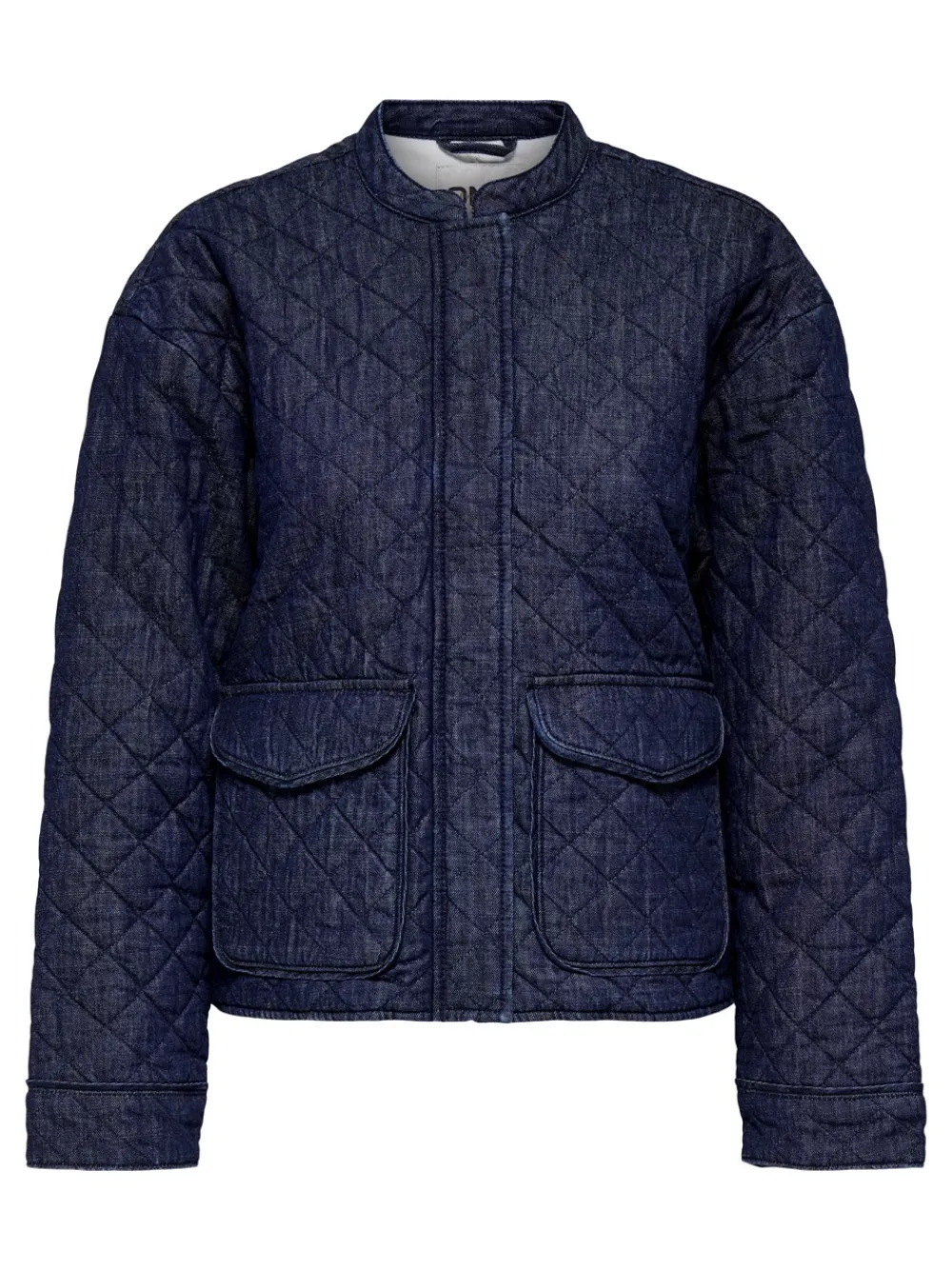 New Hallie Quilted Denimjakke, , L Dame Jakker & Frakker