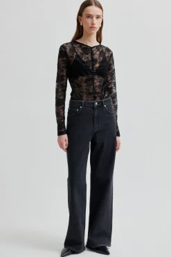 New Halliot Denim Jeans, , M Dame Jeans