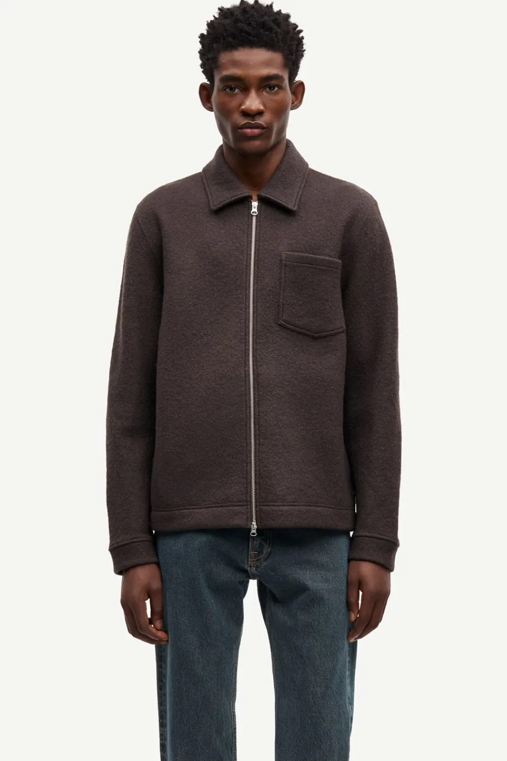 Samsøe Samsøe Hannes Full Zip Cardigan, , M- Cardigans