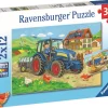 Ravensburger Hard At Work 2x12 Brikker Puslespil-Børn Spil & Puslespil