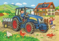 Ravensburger Hard At Work 2x12 Brikker Puslespil-Børn Spil & Puslespil