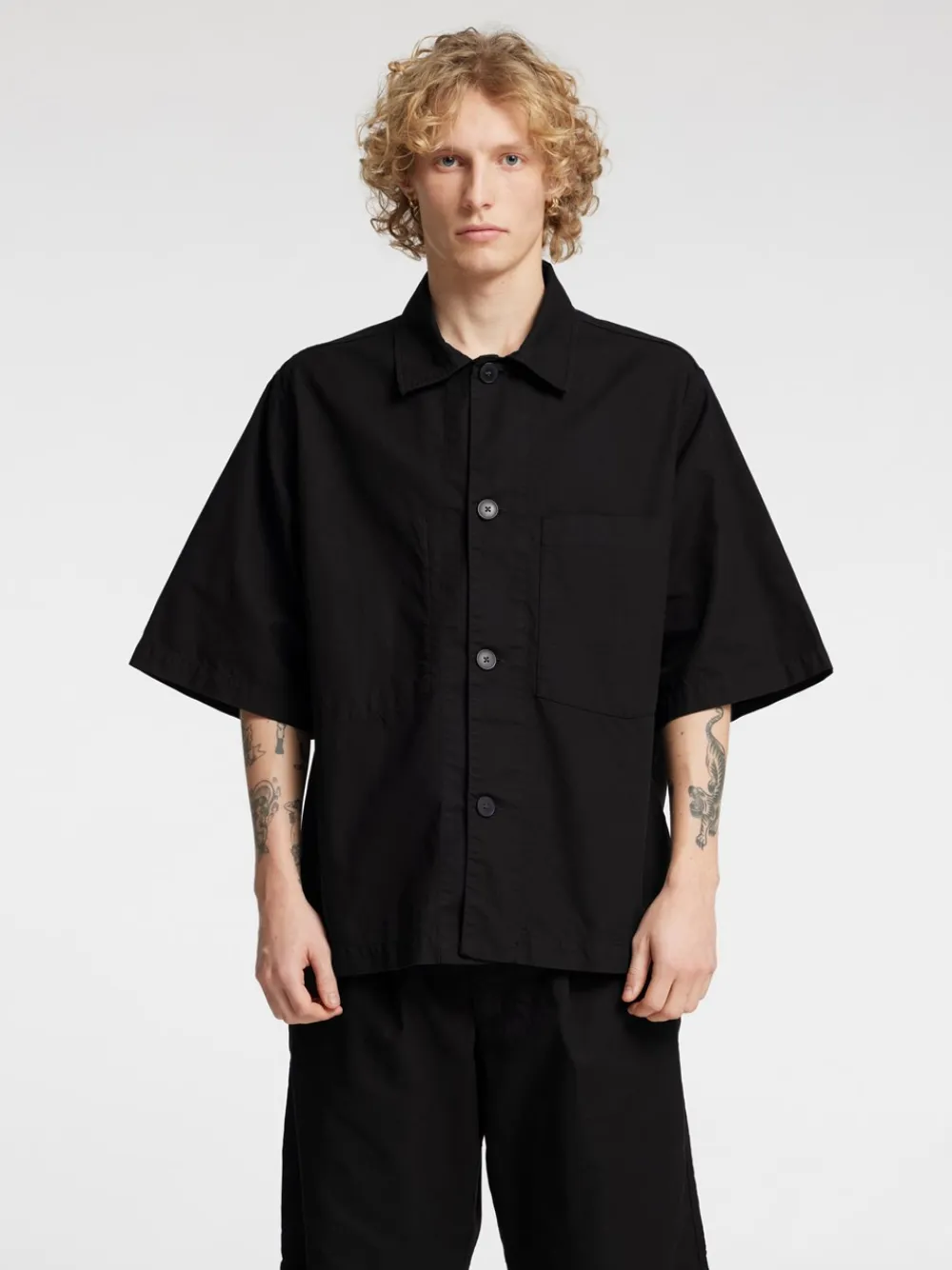 Annarr Harki Kortærmet Overshirt, , M- Overshirts