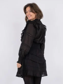 Neo Noir Harmoni S Voile Kjole, , 40-Dame Kjoler