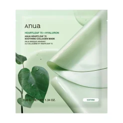 Anua Heartleaf 70 Soothing Collagen Mask, 1 stk- Hudpleje