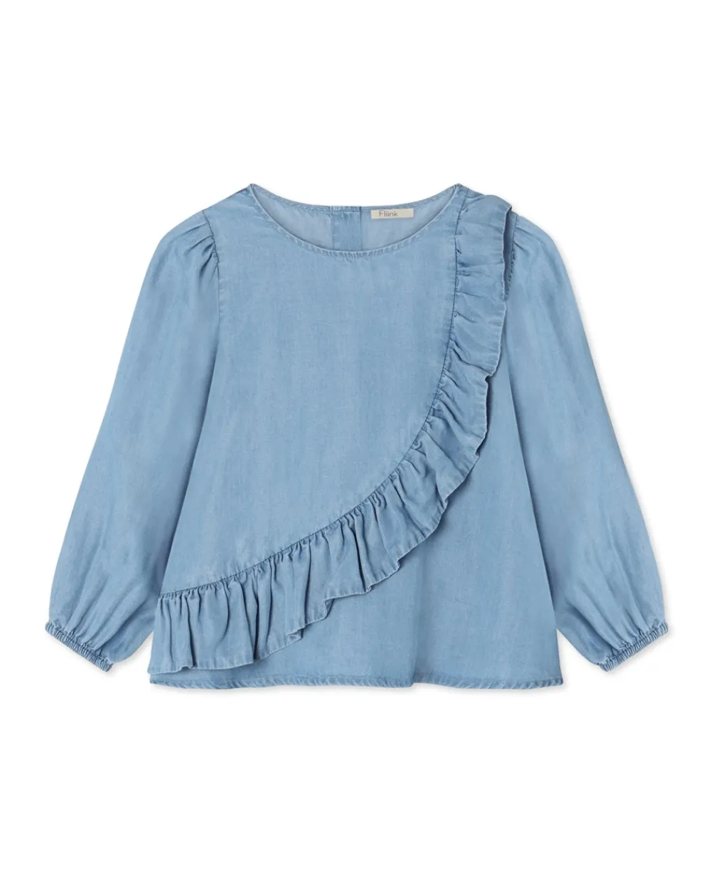 New Helena Bluse, , 110 cm Børn Bluser