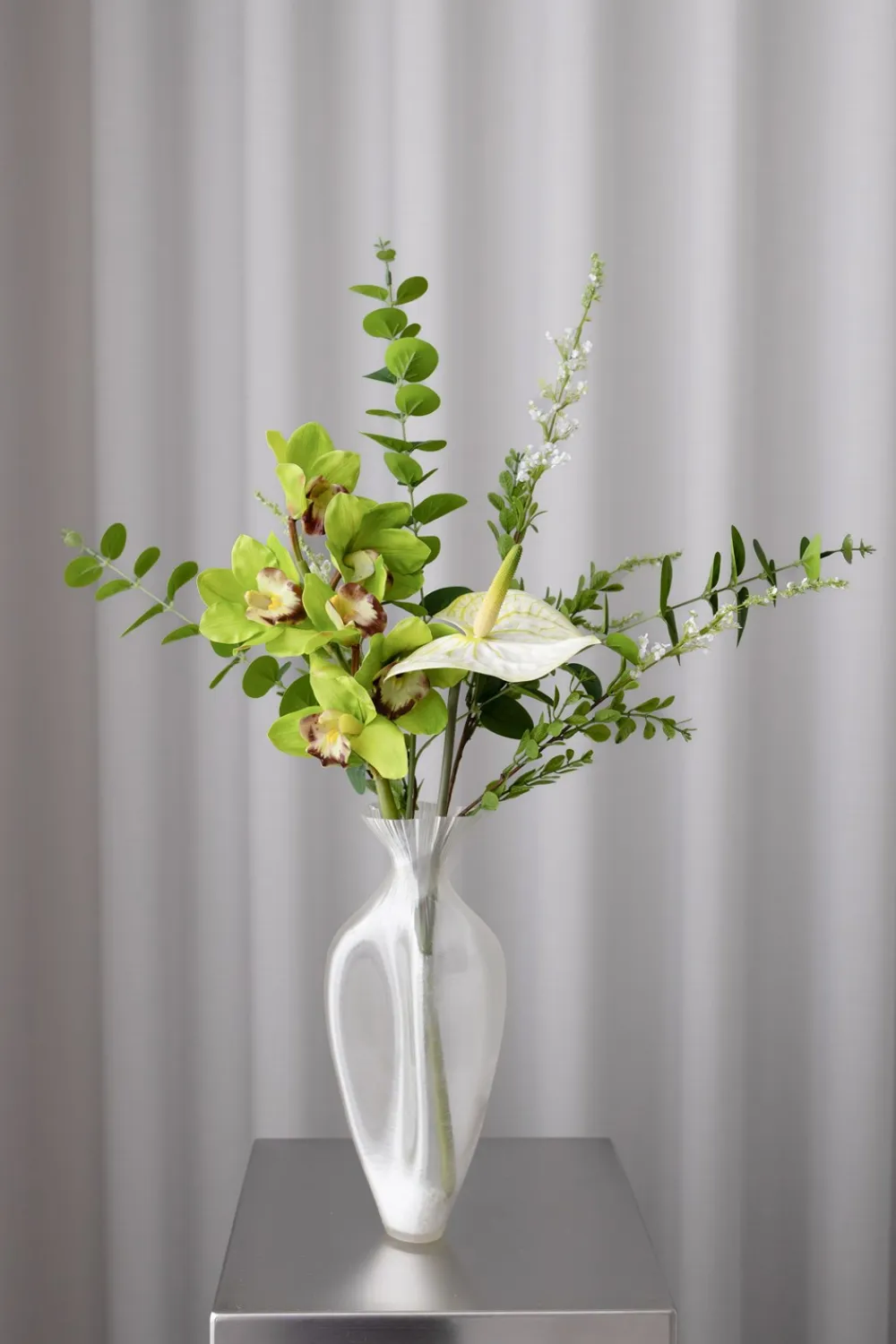 Clearance Herb Kunstig Blomsterbuket, Kunstige Blomster