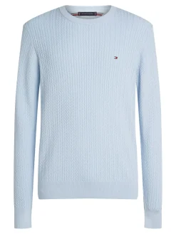 Tommy Hilfiger Herringbone Structure Pullover, , L- Strik