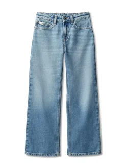 Calvin Klein High Rise Wide Leg Jeans, , 164 cm-Børn Jeans