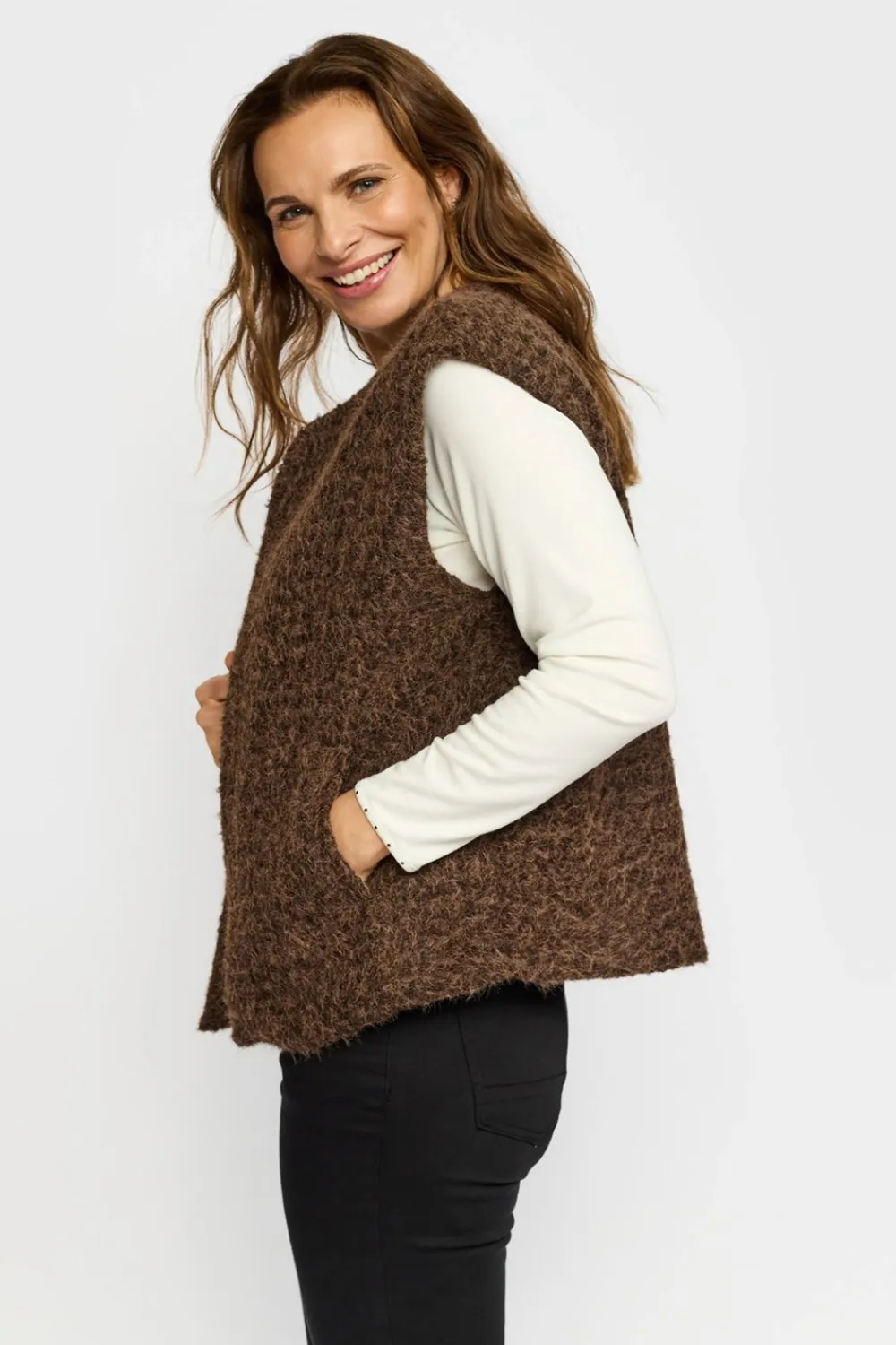 2-Biz Hira Vest, , S/M-Dame Veste