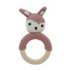 Sale Hæklet Rangle, Siggy, Blossom Pink Børn Babylegetøj