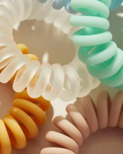 Clearance Hold On Tight Hair Rings 6-Pack, Blue/Green Dame Hårpynt|Tilbehør Til Hår