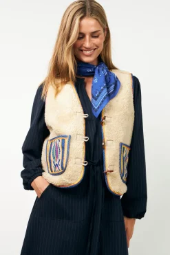 Discount HugoLL Teddy Vest, , XL Dame Veste