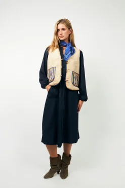 Discount HugoLL Teddy Vest, , XL Dame Veste