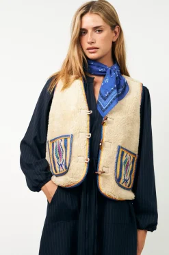 Discount HugoLL Teddy Vest, , XL Dame Veste