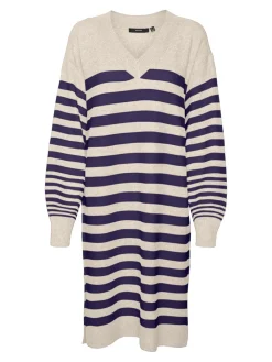 Vero Moda Hurricane Strikkjole, , XL-Dame Kjoler