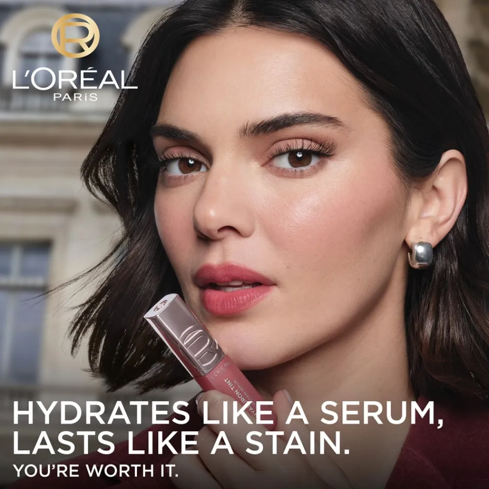 L'Oreal Paris Hyaluron Tint Lip Stain Serum,- Læber