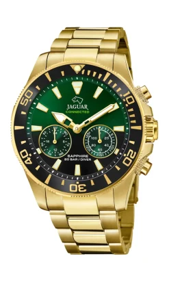 Jaguar Hybrid J899 Herreur, /Sort, 46 mm- Ure