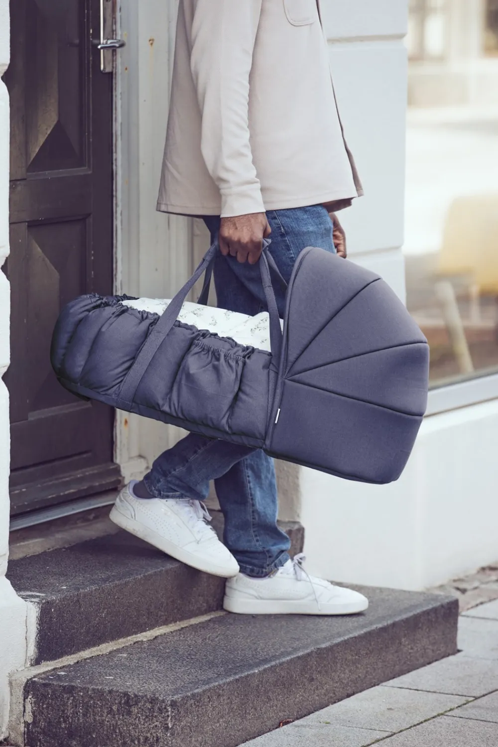 Sebra 3-i-1 Babynest,-Børn Sengerand & Babynest
