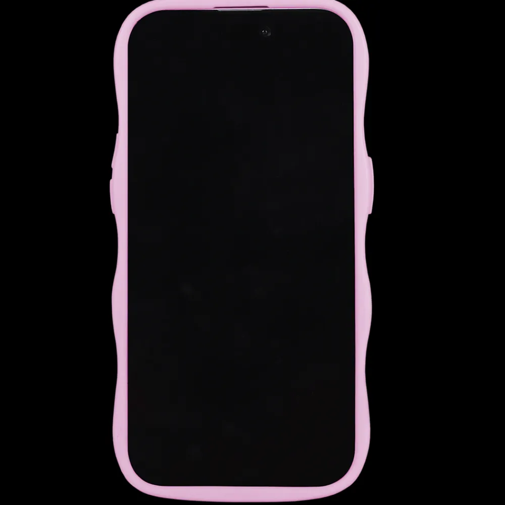 holdit Iphone 15 Pro Max Transparent Wavy Cover,-Dame Mobilcovers|Mobilcovers