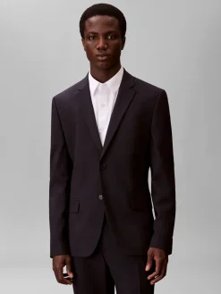 Hot Italian Wool Blend Slim Blazer, , 56 Jakkesæt & Blazere