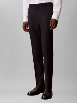 Calvin Klein Italian Wool Blend Slim Habitbukser, , 56- Jakkesæt & Blazere