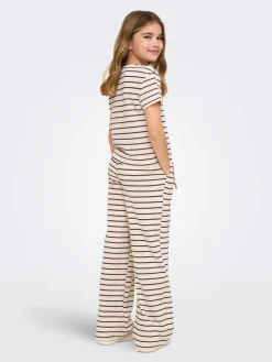 KIDS ONLY Jana Striped Knot T-shirt, , 134-140 cm-Børn T-Shirts & Toppe