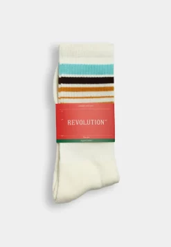 Revolution Jaquard Crew Strømper, , One size- Strømper