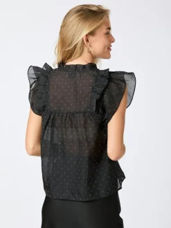 Neo Noir Jayla Bedazzled Top, , 36-Dame Bluser & Skjorter