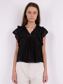 Best Jayla S Voile Bluse, , 34 Dame Bluser & Skjorter
