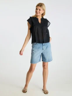 Outlet Jayla S Voile Bluse, , 38 Dame Bluser & Skjorter
